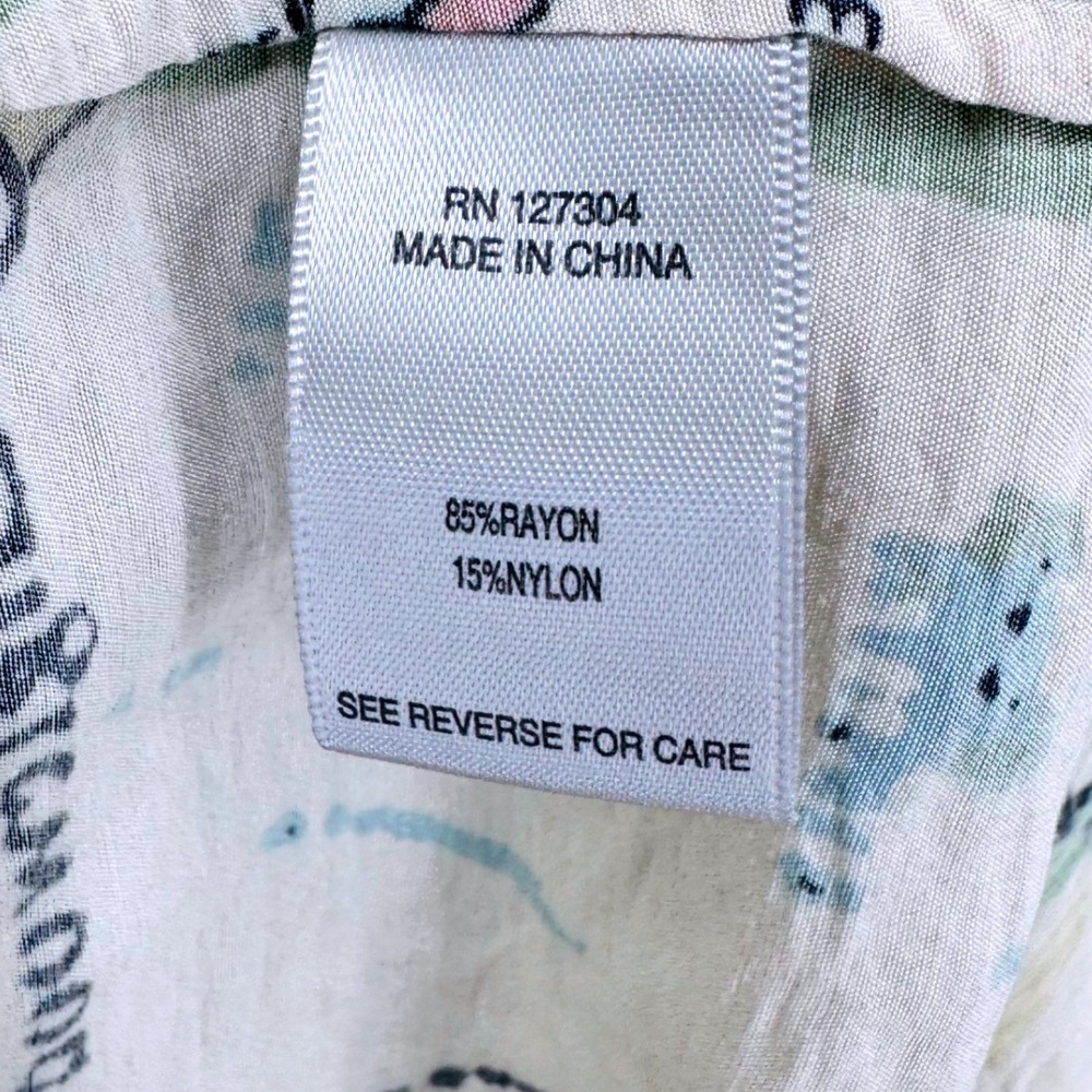 John Mark NYC Subway Map Print Tunic Shirt Womens 3X Multicolor Long Sleeve - Picture 6 of 11